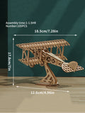 3D Wooden Puzzle Model Kit for Teens & Adults – Educational Brain Teaser Toy