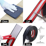 Cinta adhesiva decorativa anticolisión, cinta adhesiva decorativa de PVC, tiras decorativas autoadhesivas para electrodomésticos, protector de esquinas de espuma