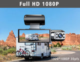 1080P Dual Lens Car Dash Cam with Night Vision & G-Sensor