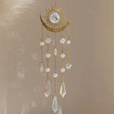 Minimalist Crystal Light Catcher – Hanging Sun Catcher for Windows, Gardens, and Spiritual Decor