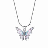 Elegant Star Pendant Snake Chain Necklace – Trendy Copper Alloy Jewelry for Women