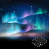 Portable LED Projection Lamp – Battery-Powered Light for Photos & Room Decor