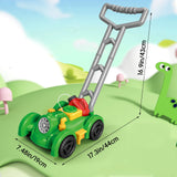 Mower Trolley Bubble Machine – High-Speed Rotating Electric Bubble Gun for Kids