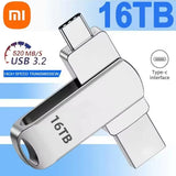 High-Speed 16TB USB 3.2 Flash Drive – Waterproof Metal Memory Stick for Secure Storage