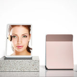 3-Color LED Makeup Mirror - Rechargeable Dimmable Vanity Mirror with Touch Control