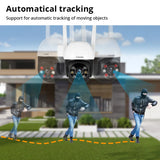 8MP 4K Outdoor WiFi Security Camera – Smart AI Tracking & Real-Time Alerts