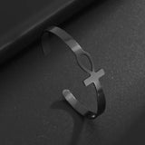 Classic Stainless Steel Charm Bracelet – Unisex Fashion Accessory