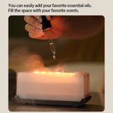 Compact Ultrasonic Essential Oil Diffuser with Ambient LED Lighting and Timer