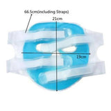 Reusable Cold Gel Face Mask - Cooling & Moisturizing Facial Compress for Puffiness & Dark Circles