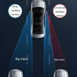 2PCS 360° Blind Spot Mirror – Full Vision Wide-Angle Rearview for Safe Driving & Parking
