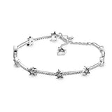 Elegant 925 Sterling Silver Tourmaline Bracelet for Women