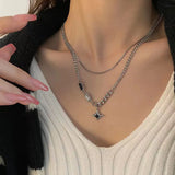 Trendy Geometric Pendant Necklace for Boys – Perfect for Parties & Casual Wear