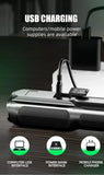 Rechargeable Waterproof LED Flashlight with Zoom and USB Charging