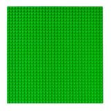32x32 Green Building Base Plate - Large DIY Construction Board for Lego-Compatible Blocks
