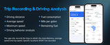 Advanced Bluetooth OBD2 Car Scanner with Full System Diagnostics & HUD Display