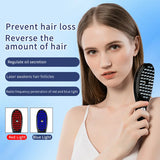 Electric Scalp Massager Comb with Red & Blue Light Therapy – Nano Mist Hair Growth Treatment Brush
