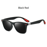 Vintage Square Unisex Sunglasses – Polarized Anti-Glare UV400 Shades for Driving & Fishing