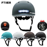 Smart Cycling Helmet with USB Rechargeable Tail Light - Lightweight Bike Helmet for Adults