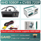 AHD 1080P 170° Car Rear View Camera with Night Vision for VW Audi Porsche