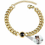 Personalized Photo Projection Bracelet – Custom Picture Jewelry Gift for Loved Ones