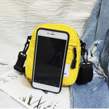 Cute Canvas Crossbody Bag New Mini Simple Shoulder Bag Messenger Bag Phone Bag For Women Men Girls Boy Japanese Styles Handbag
