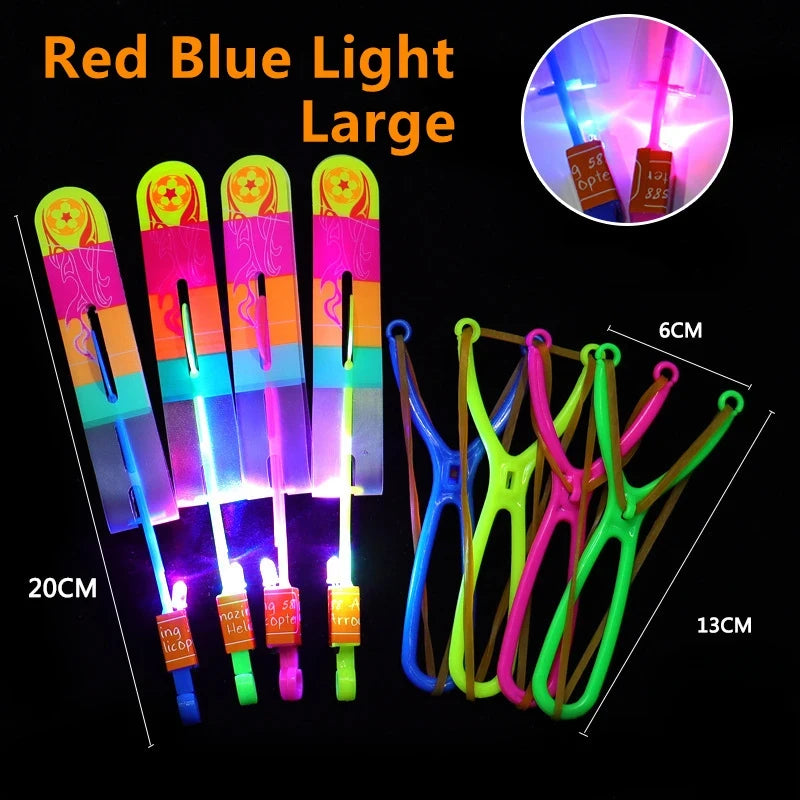 LED Flying Arrow Toy with Glowing Wings for Outdoor Fun