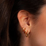 Minimalist Stainless Steel Hoop Earrings – Hypoallergenic Unisex Style