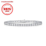 0.3 Carat Moissanite Tennis Bracelet – 925 Sterling Silver Full Row Bracelet