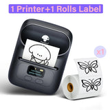 Portable Bluetooth Thermal Label Printer – Mini Barcode & Sticker Maker for Business and Home Use