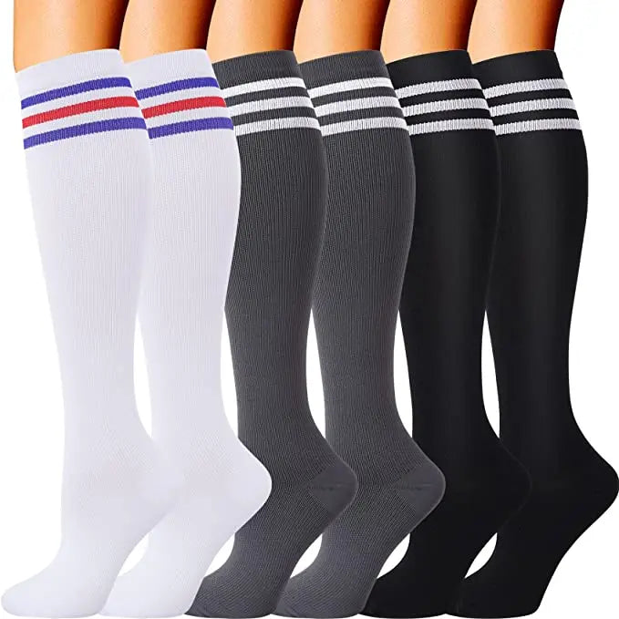 Compression Knee-High Socks for Men & Women – Medical Support for Varicose Veins, Edema & Sports Recovery