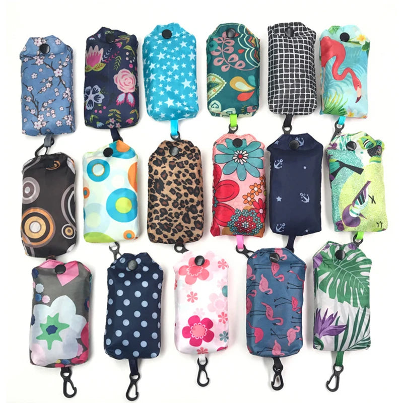 Eco-Friendly Folding Shopping Bag – Lightweight, Portable, and Durable Reusable Tote for Grocery and Travel
