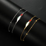 Trendy Stainless Steel Peace Symbol Bracelet – Unisex Chain & Link Bracelet in Silver, Gold, and Black