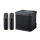 Portable Bluetooth Karaoke Speaker with Dual Microphones and 3D Surround Sound