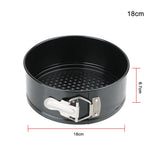Professional Round Cake Pan with Removable Bottom – Carbon Steel Non-Stick Bakeware