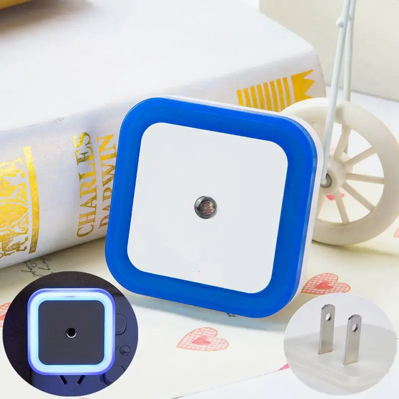 Smart Light-Sensing LED Night Light with 360° Glow for Home & Bedroom