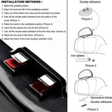 Espejo retrovisor para coche ajustable en 360°: ajuste universal para una conducción más segura