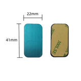Juego de placas de metal universales para soportes magnéticos de teléfono para coche: paquete de 10 piezas