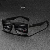 Gafas de sol unisex cuadradas vintage de moda: gafas antirreflejos UV400 para conducir y pescar