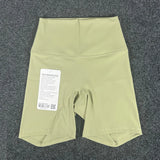High-Waisted Yoga Shorts with Pockets – Slim Fit Workout & Running Shorts