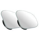 360° Frameless Blind Spot Mirror – Wide-Angle Auxiliary Rearview for Safe Parking & Reversing