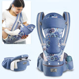 Mochila portabebés ergonómica: asiento de cadera cómodo y de apoyo para bebés y niños pequeños