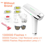 2-in-1 IPL Laser Hair Removal Device - Permanent At-Home Hair Remover for Face & Body