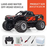Vehículo acrobático anfibio todoterreno con control remoto JJRC Q156 4WD: juguete de aventura impermeable y todoterreno