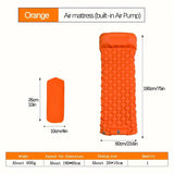 Ultralight Inflatable Camping Mattress with Built-In Pillows – Compact Sleeping Pad for Hiking, Trekking & Travel