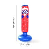 Kids Free Standing Punching Bag - Inflatable Tumbler Boxing Bag for Stress Relief