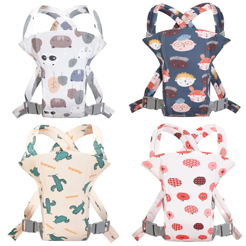 Portabebés de algodón: multiposición, suave y cómodo, ideal para bebés (0 a 2 años)