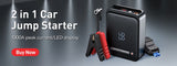 Mini Portable Car Air Compressor with Fast Inflation & Auto Shut-Off