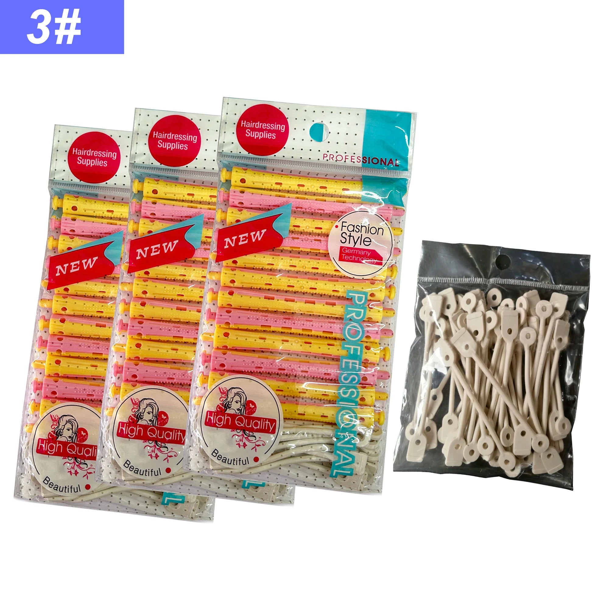 Heatless Hair Rollers Set – 36PCS Curling Rods with 50PCS Rubber Bands for Perfect Waves & Volume