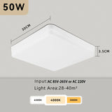 Panel de lámpara de techo LED: accesorio de decoración moderna para el hogar, el dormitorio, el baño y la sala de estar