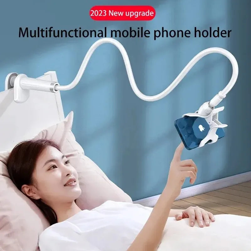 360° Flexible Phone Holder Stand – Universal Clip Mount for Bed, Desk & Hands-Free Viewing